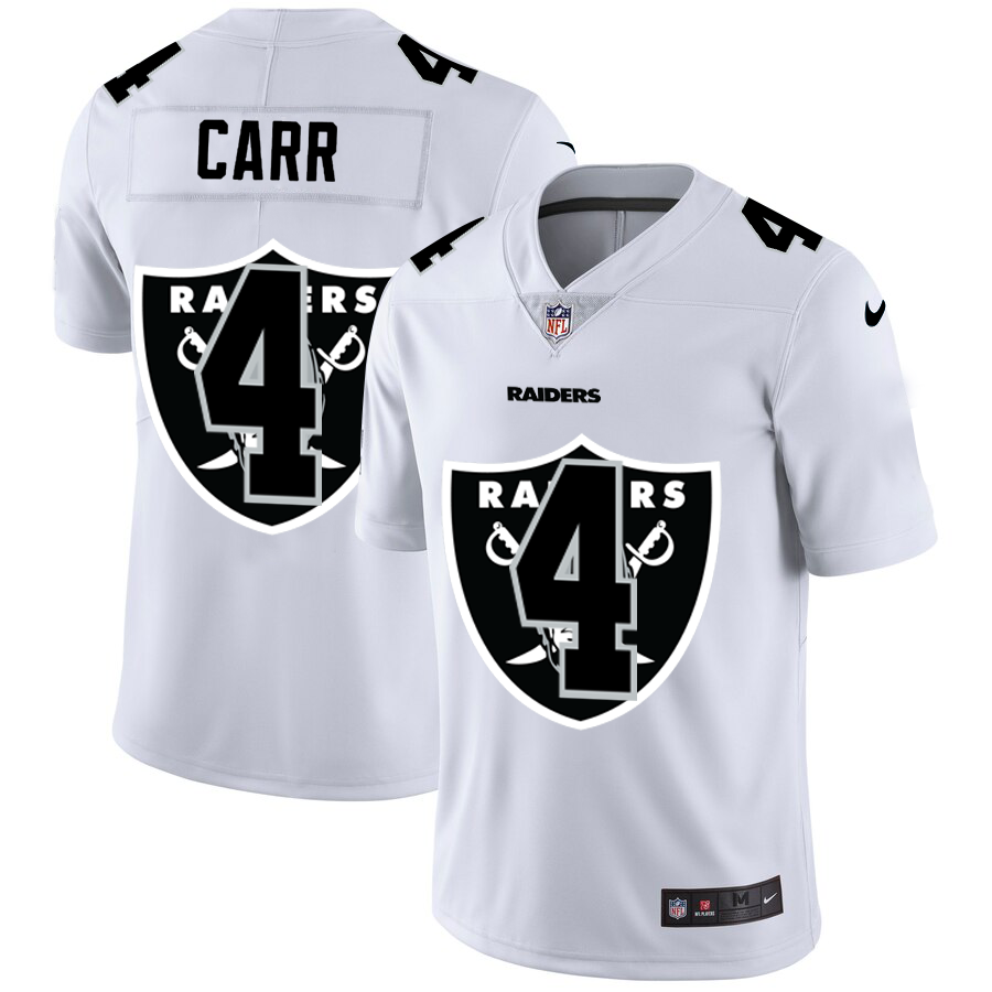 2020 New Men Oakland Raiders #4 Carr white Limited NFL Nike jerseys->oakland raiders->NFL Jersey